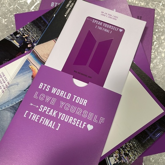 BTS World Tour LY The Final with Digital Code & Lenti Frame POB - Picture 6 of 8